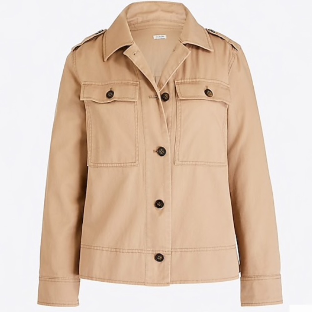J. Crew Tan Utility Jacket